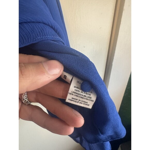 Ulla Johnson Ulla Johnson Silk Mock Neck Blouse Size 8 - Picture 5 of 5